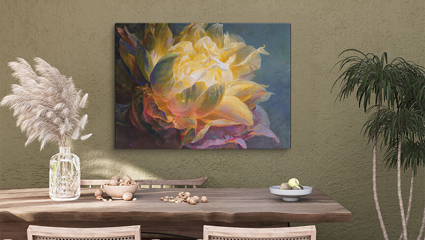 Golden Flower | Al Choi Energy Art