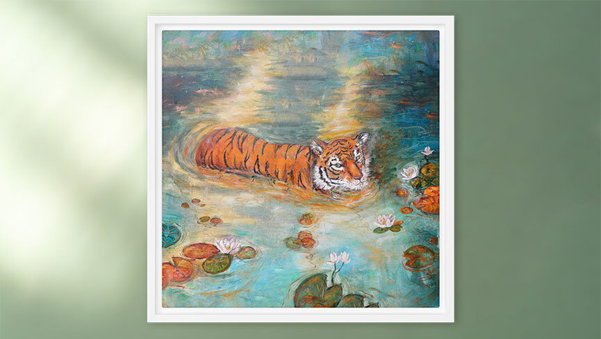 Tiger of the Lotus by Karina Woldt
